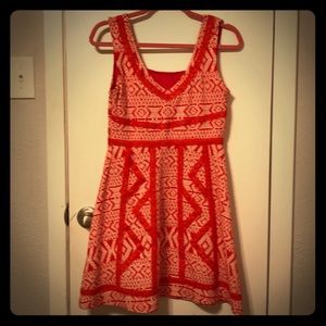 Maeve Red Vintage Dress from Anthropology